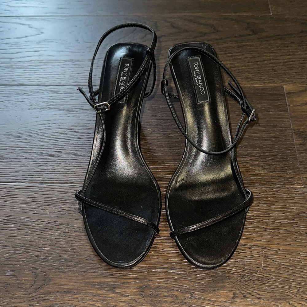 Tony Bianco Capri Black Sandals 9